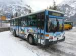 Grindelwald Bus - Vetter (SNOWLI) BE  349361 bei den Bushaltestellen beim Bahnhof Grindelwald am 25.02.2011    