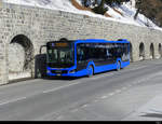 Engadin Bus - MAN Lion`s City Hybrid  GR  100103 unterwegs beim Bahnhof von St.