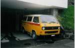 Aus dem Archiv: Tschuor, Cavardiras GR 57'584 VW am 2. August 1997 Disentis, Bahnhof