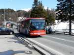 Engadin Bus - Setra S 315 NF  GR 100110 unterwegs in St.Moritz am 07.04.2010
