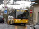 Postauto - MAN LioN`s City GR  152471 unterwegs zum Bahnhof in Tiefencastel am 20.01.2013