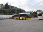Postatuo/Regie Lugano TI 339 225/PAG-ID: 11442 (Iveco Irisbus Crossway 10.8LE) am 26.9.2022 beim Bhf. Lugano