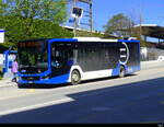 tpn - MAN Lion`s City Hybrid  Nr.142 VD 558016 bei den Bushaltestellen unterhalb des Bahnhof Nyon am 06.04.2024