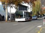 RVBW - MAN Lion`s City Bus Nr.91  AG 7253 unterwegs auf der Linie 5 in Baden am 20.11.2009