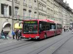 Bern mobil - Mercedes Citaro Nr.858 BE 671858 unterwegs auf der Linie 10 in der Stadt Bern am 01.03.2014
