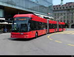 Bern Mobil - Hess Trolleybus Nr.46 unterwegs in der Stadt Bern am 17.06.2023