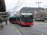 VB Biel - Trolleybus Nr.55 unterwegs auf der Linie 4 in Biel am 30.11.2014