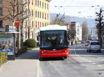 VB Biel - Trolleybus Nr.60 unterwegs als Fahrschule in Biel am 28.03.2017