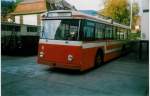 Aus dem Archiv: VB Biel Nr. 6 FBW/R&J Trolleybus am 6. Oktober 1997 Biel, Zeughaus