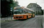 Aus dem Archiv: VB Biel Nr. 64 Volvo/R&J Gelenktrolleybus am 9. Oktober 1997 Biel, Zentralplatz