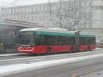 VB Biel - Hess-Swisstrolley BGT-N2C Nr.58 unterwegs auf der Linie 4 in Biel am 24.12.2010