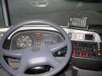 Cockpit eines Citaro Autobus der Verkehrsbetreibe Biel, rechts auf dem Armaturenbrett ist der Funk, (Wird dehmnchst abgelst mit einem Bord Computer)
