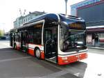 Stadtbus Frauenfeld - MAN Lion`s City Hybrid TG  158099 unterwegs auf der Linie 4 in Frauenfeld am 08.05.2013