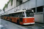 Aus dem Archiv: TL Lausanne - Nr. 671 - FBW/Eggli Trolleybus am 22. August 1998 in Lausanne, Depot Borde