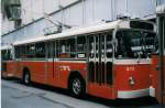 Aus dem Archiv: TL Lausanne - Nr. 679 - FBW/Eggli Trolleybus am 22. August 1998 in Lausanne, Depot Borde