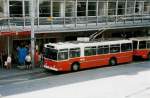 Aus dem Archiv: TL Lausanne - Nr. 749 - FBW/Hess Trolleybus am 7. Juli 1999 in Lausanne, Place Riponne