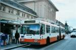 TL Lausanne Nummer 890 Saurer/Hess Trolleybus (ex TPG Genve Nr. 656) am 15. Mrz 2008 Lausanne, Bahnhof