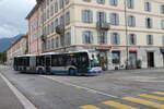 tpl Nr. 453 (Mercedes Citaro C2 O530G) am 21.10.2023 in Lugano, Centro