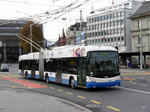 VBL - Trolleybus Nr.213 unterwegs auf der Linie 7 in Luzern am 28.03.2016