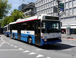 VBL - Trolleybus Nr.264 mit Anhänger unterwegs auf der Linie 1 in der Stadt Luzern am 21.05.2016