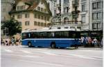 Aus dem Archiv: VBL Luzern Nr. 278 NAW/R&J-Hess Trolleybus am 13. Juli 1999 Luzern, Schwanenplatz