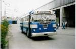 Aus dem Archiv: VBL Luzern Nr. 76/LU 15'020 Twin Coach am 28. August 1999 Luzern, Depot