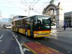 Postauto - Setra S 319 NF LU 15068 unterwegs in Luzern am 08.01.201Das 