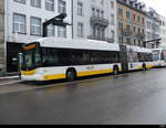 vb sh - Hess Trolleybus Nr.101 unterwegs vor dem Bhf. Schaffhausen am 22.01.2023