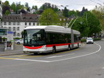VBSG - Trolleybus Nr.177 unterwegs auf der Linie 4 in der Stadt St. Gallen am 15.05.2016