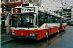 Aus dem Archiv: WV Winterthur - Nr. 141 - Mercedes O 405GTZ Gelenktrolleybus am 18. April 1999 beim Bahnhof Winterthur