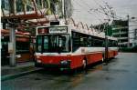 Aus dem Archiv: WV Winterthur - Nr. 146 - Mercedes O 405GTZ Gelenktrolleybus am 18. April 1999 beim Bahnhof Winterthur