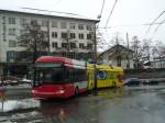 SW Winterthur - Nr. 179 - Solaris Gelenktrolleybus am 15. Februar 2012 in Winterthur, Hauptbahnhof