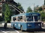 VBZ - FBW  Trolleybus Nr.8 unterwegs auf der Linie 33 im Juli 1984..