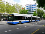 VBZ - Trolleybus Nr.80 unterwegs auf einer Dienstfahrt in Altstetten am 28.05.2016 