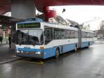 VBZ - Mercedes O 405 GTZ Trolleybus  Nr.115 unterwegs auf der Linie 32 in Zrich am 23.12.2012