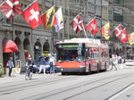 Bern Mobil - Trolleybus Nr.9 unterwegs auf der Linie 12 in der Stadt Bern am 24.05.2016