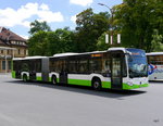 TransN - Mercedes Citaro Nr.365  NE 145365 unterwegs auf der Linie 301 in La Chaux de Fonds am 09.07.2016