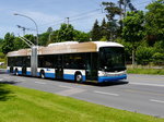 VBL - Trolleybus Nr.216 unterwegs auf der Linie 8 in der Stadt Luzern am 21.05.2016