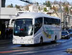 Scania Irizar Reisecar unterwegs in Luzern am 09.12.2017    