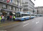 Am 21.4.2013 organisierte das Tram-Museum Zrich eine Abschiedsfahrt mit zwei Mercedes O405GTZ der VBZ.