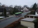 hannover-ustra O530 der �stra als Buslinie 124 in Misburg mit Fahrtziel Misburg/Waldfriedhof 
