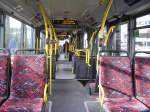 hamburg Ein Doppelgelenkbus der Hamburger Hochbahn AG von Innen. Diese Busse fahren nur auf der Linie 5 bis 'Nedderfeld' oder 'A Burgwedel'. Aufnahme am 8.2.07
