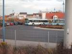 bitterfeld---regionalverkehr-bitterfeld-wolfen-vetter-gmbh Der neue Niederflurbuss der Vetter Gmbh. Hier f�hrt ein Bus mit der Werbung einer Apotheke die Linie 410.