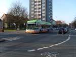 hannover-ustra O530 CNG der �stra am Bahnhof Bismarkstra�e. Bild vom 16.2.07