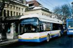 Solaris Trollino TC La Chaux-de-Fonds Nr. 132 Solaris Trolleybus am 22. Dezember 2007 La Chaux-de-Fonds, Bahnhof