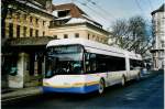 Solaris Trollino TC La Chaux-de-Fonds Nr. 143 Solaris Trolleybus am 22. Dezember 2007 La Chaux-de-Fonds, Bahnhof