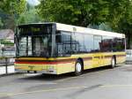MAN Niederflurbus 2. Generation STI - MAN Bus Nr.83 BE 543383 eingeteilt auf der Linie 21 bei der Provisorisch Bushaltestelle neben dem Bahnhof Thun am 24.05.2008