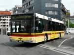 MAN Niederflurbus 2. Generation STI - MAN Bus Nr.94 BE 572094 eingeteilt auf der Linie 3 bei der  Bushaltestelle vor dem Bahnhof Thun am 24.05.2008