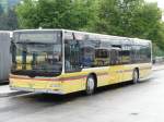 man-niederflurbus-3-generation-lions-city STI - MAN Lion`s City Bus Nr.115 BE 700115 eingeteilt auf der Linie 50 bei der Provisorisch Bushaltestelle neben dem Bahnhof Thun am 24.05.2008