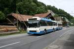 luzern Der modernisierte NAW/Hess/Siemens BT 5-25 Nr. 265 mit Anh�nger (vermutlich Nr. 315) bei Hammerschmiede. (2.6.2008)